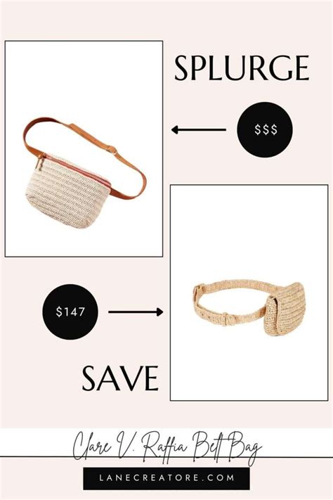 clare v woven bag dupe|clare v belt bag.